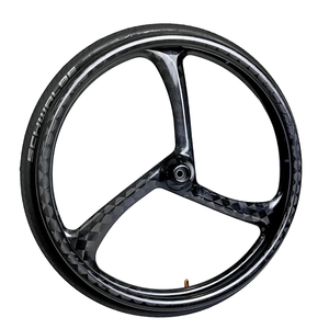 Silla de Ruedas Manual con Reposabrazos Abatibles, Capacidad de <span class=keywords><strong>200</strong></span> <span class=keywords><strong>KG</strong></span>, Rueda Trasera Inflable, Marco de Acero con Recubrimiento de Polvo Negro y Fibra de Carbono de 24 Pulgadas - Product Image 1