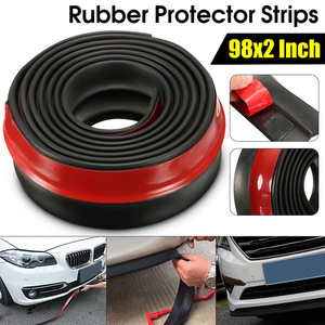Bande de protection anti-collision pour pare-chocs de voiture, 2,5 m, en caoutchouc, universelle, pour protection des bords de voiture - Product Image 2