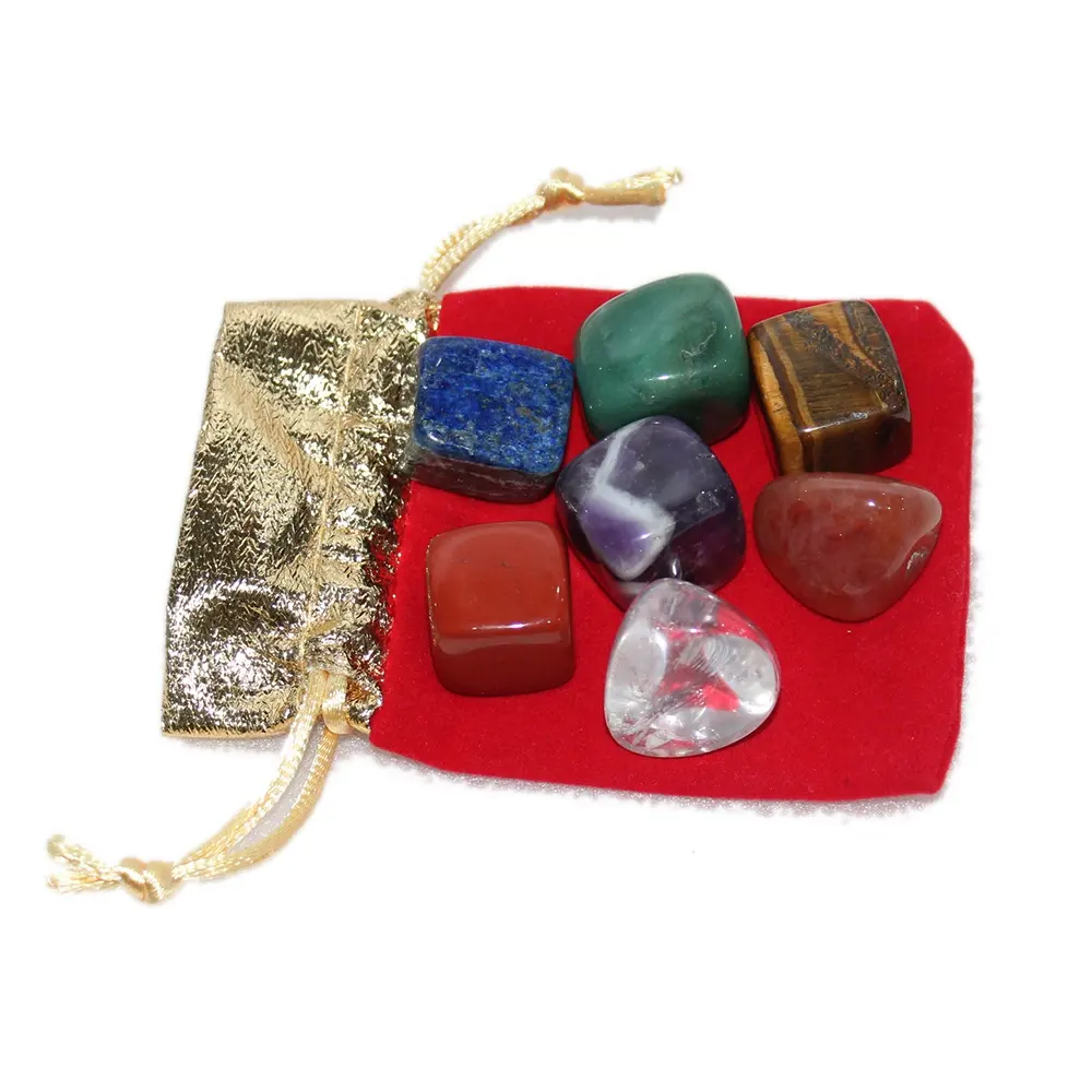 high quality natural tumbled stone chakras stone set healing crystals healing stones