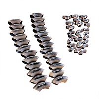 Coude sans soudure en acier au carbone ASTM A234 WPB 90 degrés à souder bout à bout ASME B16.9