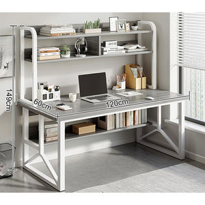 Современный дизайн домашний компьютерный стол с полкой для спальни книжная полка простой минималистичный стол интегрированный Рабочий стол - Product Image 4