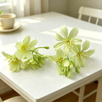 Bouquet de fleurs de savon de begonie faites à la main, style naturel réaliste, 50 pièces, accessoires de bricolage, matériaux pour fleurs artificielles, directement de l'usine
