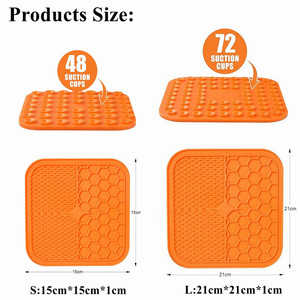 Custom Pet Lick Pad Silicone Dog Food <strong>Snuffle</strong> <strong>Mat</strong> With Suction Slow Feeder Dog Bowls Dog Lick <strong>Mat</strong> - Product Image 3