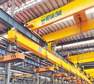 CE ISO Certified PLC Controlled Motor Driven <strong>Electromagnetic</strong> EOT <strong>Crane</strong> 200 Ton Double Girder Bridge <strong>Crane</strong> for Brand for Sale - Product Image 3