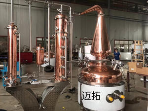 เครื่องกลั่นแอลกอฮอล์ผลไม้แบบ500L-2000L คอลัมน์อุตสาหกรรมอุปกรณ์การกลั่นด้วยไอน้ำแบบนิ่ง - Product Image 4