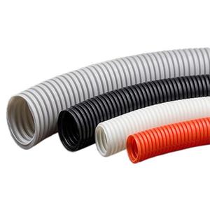 Tuyaux ondulés en plastique souple noirs pour câblage - Product Image 3