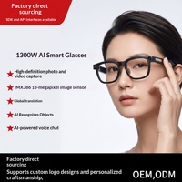 Nouvelles Lunettes Intelligentes Transfrontalières 13MP avec Capture Photo HD, Assistant Vocal IA, Traduction Mondiale, Contrôle Tactile, Monture TR90 Confortable