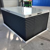 Plataforma Elevadora de Tijera Fija con Válvula Antideflagrante, Mesa Elevadora Eléctrica para Uso en Talleres de Procesamiento