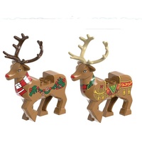 Offre Spéciale – Mini Blocs de Construction Cerf Milu – Figurine Animale à Assembler en Plastique ABS – Jouet Éducatif pour Enfants – Cadeau Idéal pour Garçons et Filles