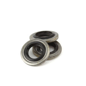 Arandelas <span class=keywords><strong>de</strong></span> Sellado <span class=keywords><strong>de</strong></span> Acero Inoxidable 301 con Revestimiento <span class=keywords><strong>de</strong></span> NBR, Arandelas <span class=keywords><strong>de</strong></span> Sellado Combinadas <span class=keywords><strong>de</strong></span> Metal y Goma - Product Image 4