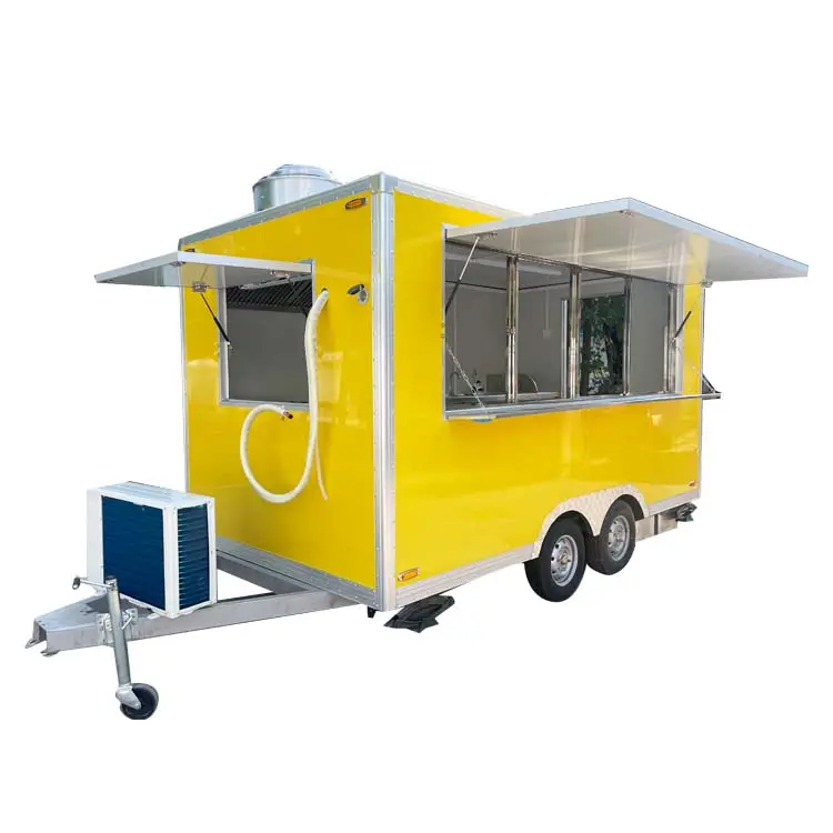 chinese manufacturer coffee shop kiosk pizza small food truck