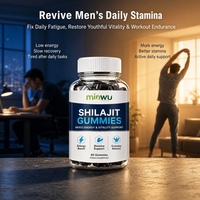 Gummies Nootropiques Cognitifs au Shilajit de l'Himalaya pour Adultes : Concentration, Mémoire, Clarté Mentale, Soutien Cérébral, Antioxydant