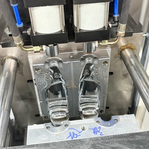 Chất lượng tốt 2 khoang bán tự động máy đúc thổi chai nhựa Máy làm Chai PET Máy thổi - Product Image 4