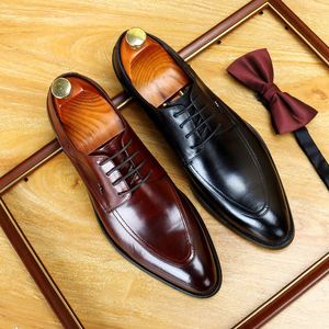 Nouvelles Chaussures d'été élégantes et décontractées pour hommes en cuir véritable à lacets, finition suède, respirantes et légères pour le travail - Product Image 2