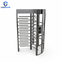 Torniquete Triangular de Altura Completa de Una Sola Vía con Parte Superior Cuadrada, Control de Acceso de Seguridad Impermeable y Anti-Colisión para Entrada de Oficina