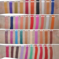 Palette de fards à paupières minéraux mats longue tenue de luxe pour peaux foncées, maquillage en poudre haute pigmentation et résistant à l'eau