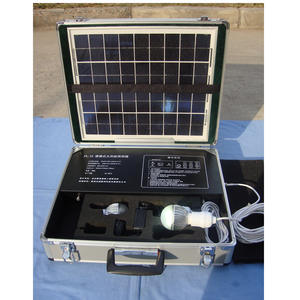 Étui solaire portable multifonctionnel de haute qualité avec recharge de téléphone portable et lampe LED pour une utilisation en extérieur - Product Image 1