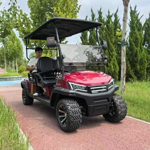 Carrito de Golf Elevado HKBG de 4 Plazas, Chasis de Acero, Batería de Plomo-Ácido de 48V, 30-40km/h, Autonomía de 50-70km, Buggy de Caza de 4 Asientos - Product Image 2