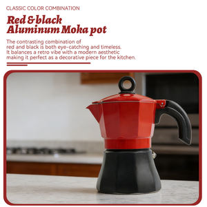 Vente en gros de cafetières à expresso italiennes personnalisées avec logo, 3/6/9/<span class=keywords><strong>12</strong></span> <span class=keywords><strong>tasses</strong></span>, grande taille, vintage, en aluminium, en forme de citrouille, <span class=keywords><strong>cafetière</strong></span> moka - Product Image 6