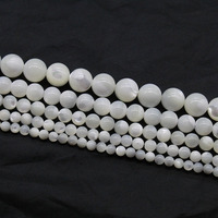Serpillière ronde nacre 4mm perles de pierres précieuses en vrac