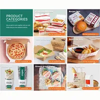 Boîte à collation en carton personnalisée, jetable, écologique et portable pour la restauration rapide, idéale pour poulet frit, burgers et frites
