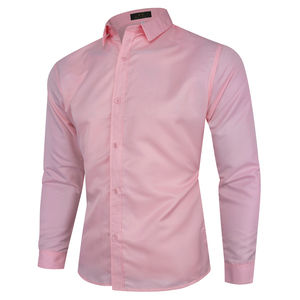 Camicia Casual da Uomo, Nuovo Stile Primavera-Autunno, 60% Cotone, Tessuto Oxford, <span class=keywords><strong>Manica</strong></span> <span class=keywords><strong>Lunga</strong></span> <span class=keywords><strong>con</strong></span> <span class=keywords><strong>Bottoni</strong></span>, Vendita all'Ingrosso - Product Image 5