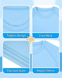 Maillot de protection solaire personnalisé à manches longues pour garçons, UPF 50+, pour la pêche, les sports de plein air et le <span class=keywords><strong>surf</strong></span>, protection UV pour enfants - Product Image 6