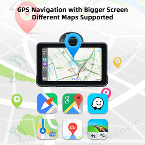 Application UI OEM 7'' sans fil CarPlay & Android <span class=keywords><strong>Auto</strong></span> - Écran tactile portable avec batterie 4000mAh, Mirror Link, commande vocale - Product Image 3