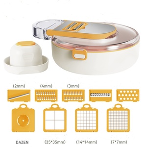 Wholesale Multi-Functional Household Kitchen <b>Tool</b> <b>Fruit</b> & <b>Vegetable</b> Drainer Cutter Shredder Slicer Flower - Product Image 4