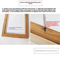Cadre de peinture à l'huile décoratif suspendu, sans cadre, en résine, style moderne minimaliste, écologique et durable, vente en gros d'usine