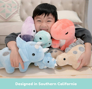 Peluche rinoceronte farcito rinoceronte blu serie animali del regno animali farciti per bambino - Product Image 6