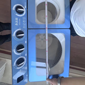 Lavadora/Secadora Automática Eléctrica de Doble Tina Blanca de Carga Superior, Nueva y de Calidad, Todo en Uno, 15 kg de Capacidad, Eficiencia Energética, para el Hogar - Product Image 1