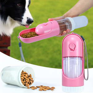 Portable Pet Water And Food Bottle Multifunction Outdoor Feeding Cup For Dogs <b>Cats</b> - Product Image 1