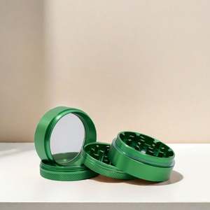 2024 Premium Green Aluminum Handle Herb <b>Grinder</b> Multifunctional <b>Tobacco</b> Spice Herb <b>Grinder</b> - Product Image 2