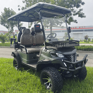 Açık ve tatil için uygun 60V 4 kişilik elektrikli Golf arabası yükseltilmiş elektrikli Off-Road araç Golf arabası - Product Image 4