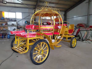 Chariot de Mariage de Luxe Princesse Cendrillon Électrique en Acier, Transport Spécial en Forme de Citrouille - Product Image 6