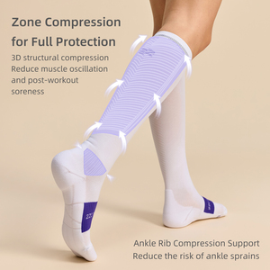 Bas de <span class=keywords><strong>compression</strong></span> ZZcompression jusqu'au genou 20-30 mmHg, soutien gradué pour la course en <span class=keywords><strong>trail</strong></span>, les sports de plein air, chaussettes de <span class=keywords><strong>compression</strong></span> - Product Image 4