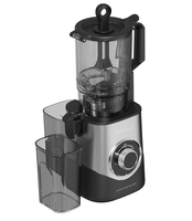 Extracteur de jus lent automatique pour fruits et légumes, usage domestique et extérieur, avec boîtier en acier inoxydable, capacité 800 ml