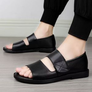 Hot Sale Flat Breathable Cushioning Open Toe Fisherman Slip-On Anti-Slip Summer Lightweight Quick Dry PU Outdoor <b>Sandals</b> New - Product Image 4