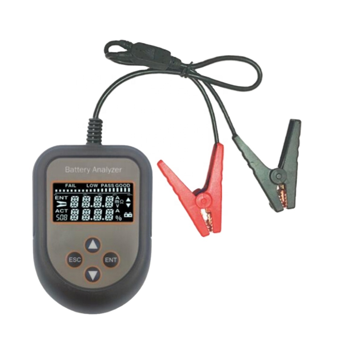 Портативный автомобильный монитор 12 В, анализатор аккумулятора, автомобильный тестер нагрузки аккумулятора для проверки состояния запуска/зарядки аккумулятора