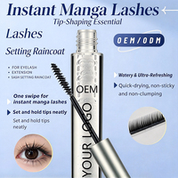 Gel Coiffant Transparent Végan à Tenue Forte pour Cils, Marque Privée, Vente en Gros Personnalisée, Gel Coiffant Imperméable pour Extensions de Cils