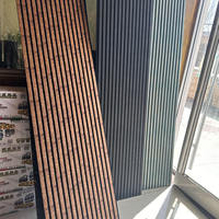 Panneaux muraux acoustiques à lattes, panneaux muraux décoratifs 3D insonorisants, panneaux muraux insonorisants haute densité