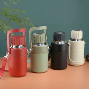 Botella de Agua Deportiva de Acero Inoxidable, Personalizada, de Doble Pared, 1000 ml, Termo de Vacío, para Viajes al Aire Libre, Vaso Portátil para Gimnasio - Product Image 2