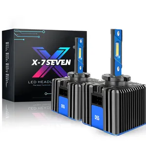 X-7SEVEN D5S haute puissance Plug and play 120W 12000LM étanche série DS phares de voiture LED pour voiture