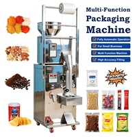 Machine d'emballage automatique multifonction en acier inoxydable pour céréales, chips, granulés et poudres, pour petits sachets
