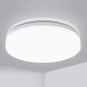 Lámpara de techo moderna y minimalista para dormitorio, luz Led fina montada en superficie, 18W, nueva calidad