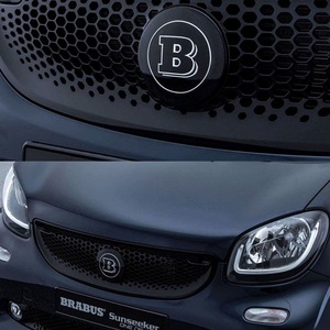 Emblème de calandre avant Smart 453 noir avec logo B pour mise à niveau et rénovation - Product Image 2