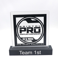 Plaque acrylique de trophée de prix de sport promotionnel personnalisé de fabricant