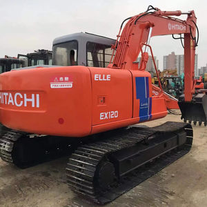 Excavateur Hitachi EX120 d'occasion fabriqué au Japon avec moteur Isuzu et composants du noyau de la pompe - Product Image 1