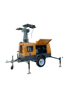 Tour d'éclairage diesel simple pour travaux de construction et miniers, état neuf ou d'occasion, avec composants essentiels du moteur - Product Image 3